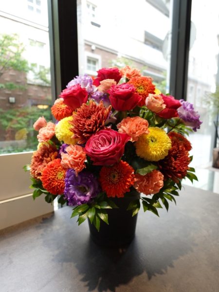 お祝いのアレンジメント