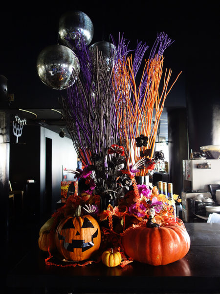 福岡の店舗の花・造花装飾