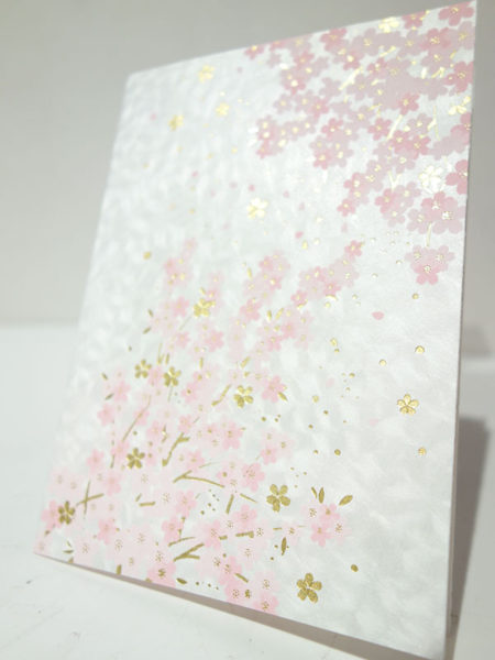 桜のカードアップ