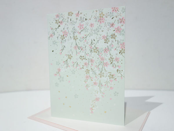 桜のメッセージカード
